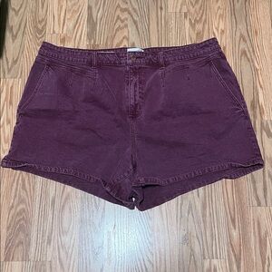 Universal Thread: High Rise Midi Burgundy  20W